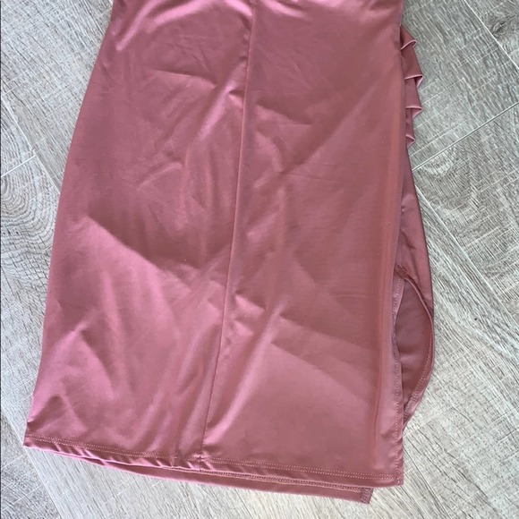 Blue Blush Rushed Bodycon Dress Size Medium - Picture 7 of 7